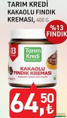 TARIM KREDİ KAKAOLU FINDIK KREMASI 400 G TARIM KREDİ KAKAOLU FINDIK KREMASI 400 G